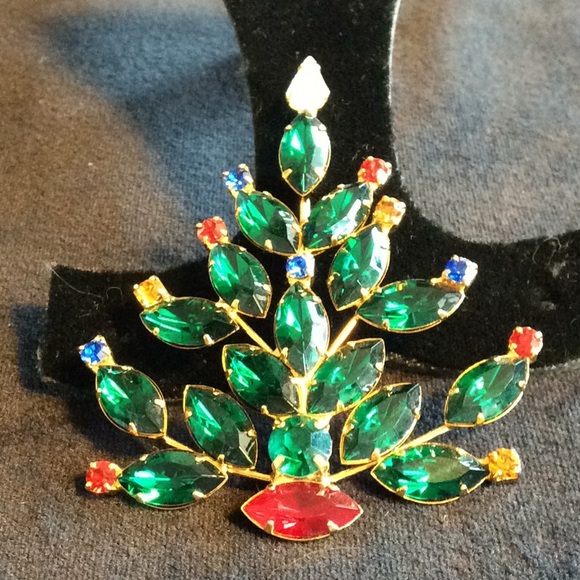 Vintage NWOT Christmas Tree Brooch - Picture 4 of 4